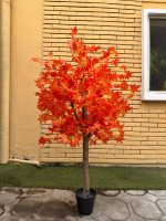 Artificial Maple Leaf Tree 160cm | Luxury Orange Indoor Artificial Plants in Nigeria - Image 3
