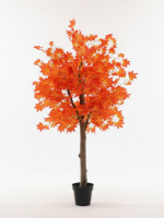 Artificial Maple Leaf Tree 160cm | Luxury Orange Indoor Artificial Plants in Nigeria