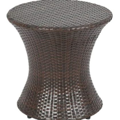 Rattan Hour glass Side Table