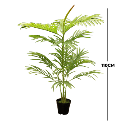 Artificial Single Palm Plant - 110cm