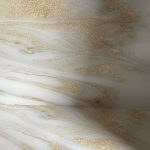 3D Marble Sheet | White and Gold 3D Design