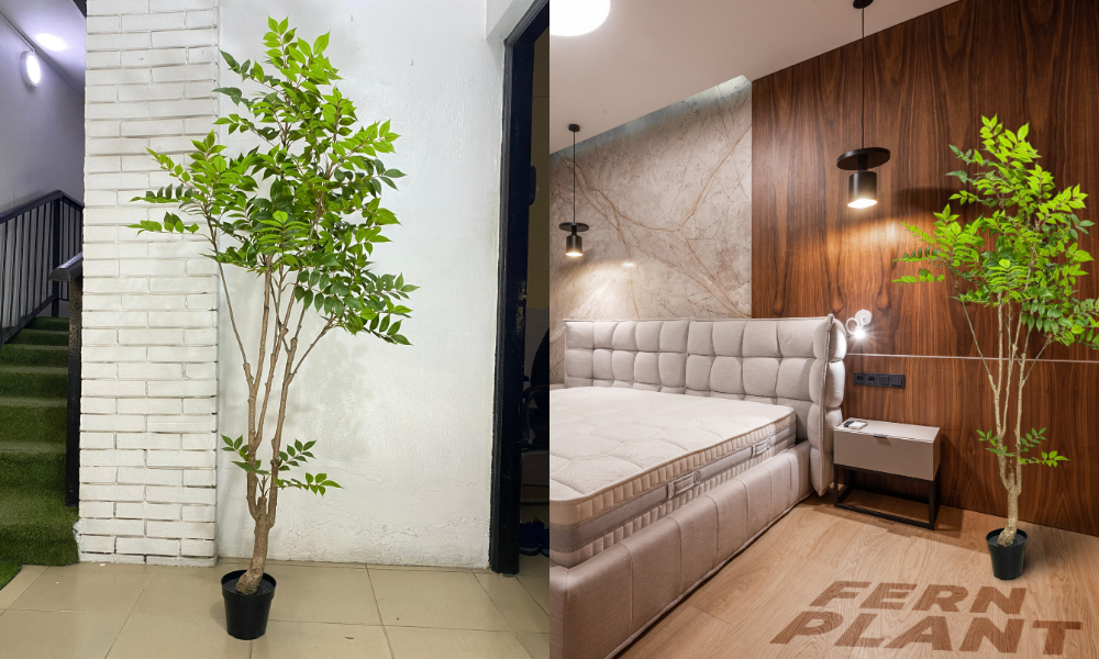 Picture of Artificial Fern Tree Plant Trend: Eco-Chic Interiors