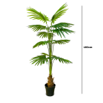 Artificial Mesh Fan Palm Tree Plants - 160cm